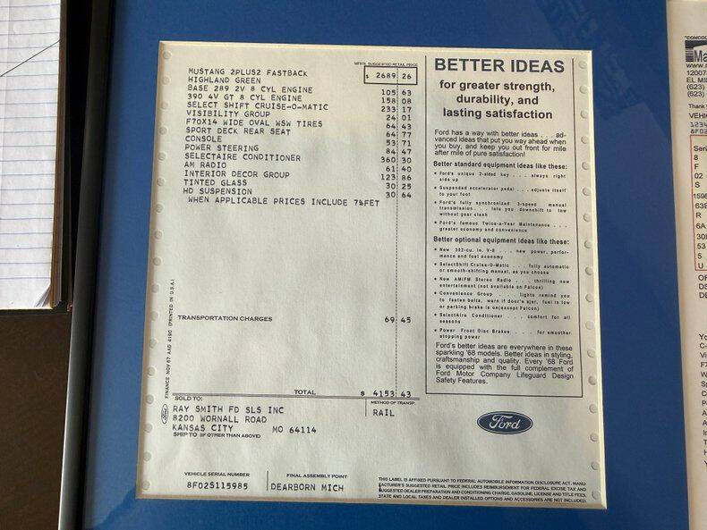 1968 Ford Mustang