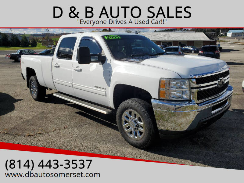 2011 Chevrolet Silverado 3500HD for sale at D & B AUTO SALES in Somerset PA