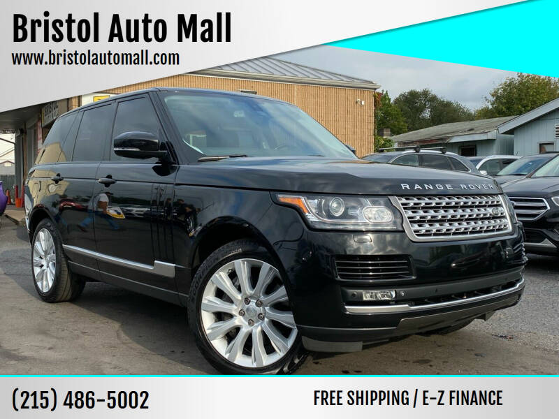 2015 Land Rover Range Rover for sale at Bristol Auto Mall in Levittown PA