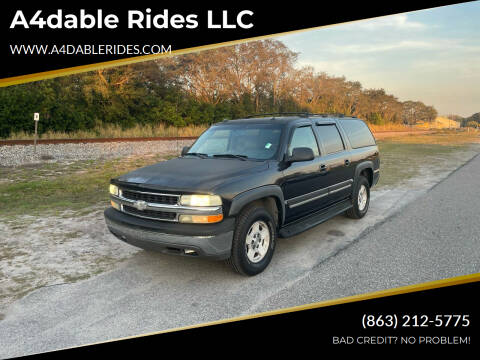 2004 Chevrolet Suburban for sale at A4dable Rides LLC in Haines City FL