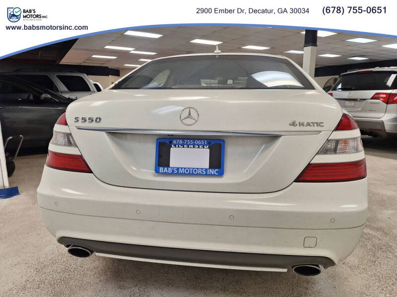 2008 Mercedes-Benz S-Class S 550 4MATIC