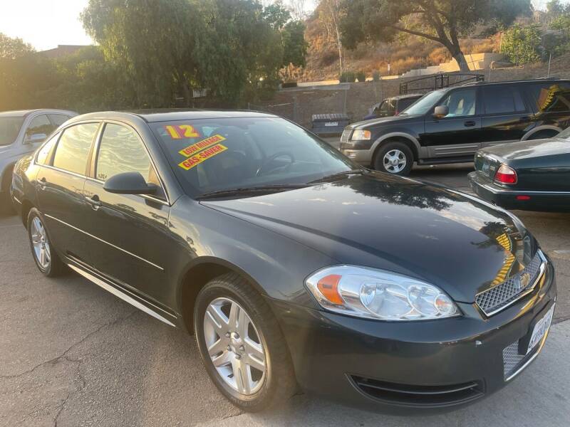 2012 Chevrolet Impala for sale at 1 NATION AUTO GROUP in Vista CA