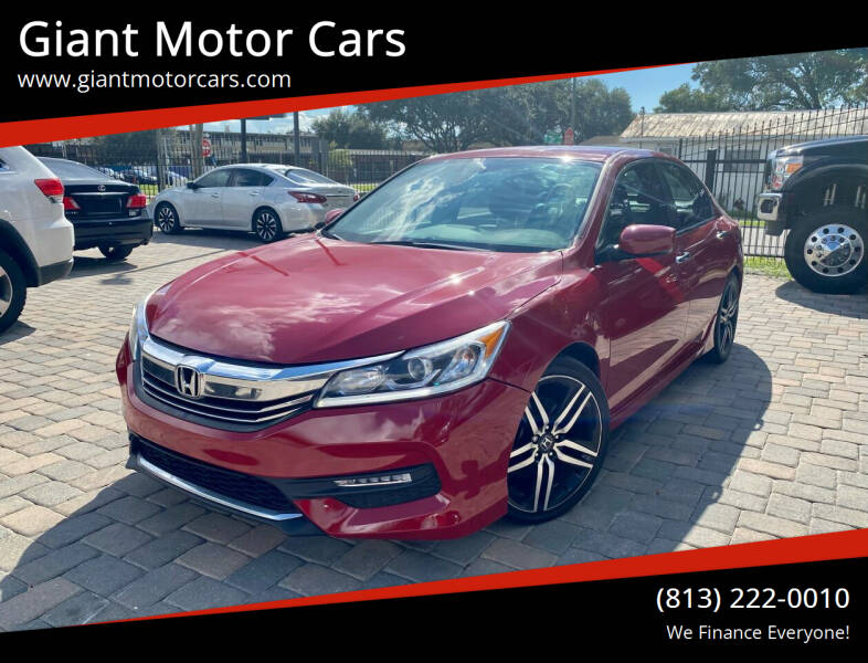2017 Honda Accord for sale at Giant Motor Cars in Tampa FL