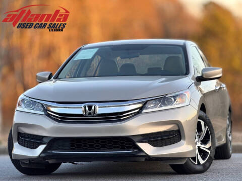 2016 Honda Accord for sale at Atlanta Used Car Sales in Lilburn GA