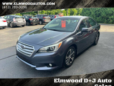 2015 Subaru Legacy for sale at Elmwood D+J Auto Sales in Agawam MA