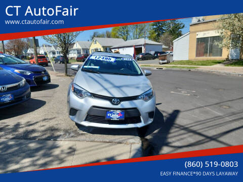 2014 Toyota Corolla for sale at CT AutoFair in West Hartford CT