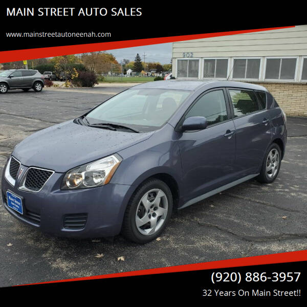 2009 Pontiac Vibe for sale at MAIN STREET AUTO SALES in Neenah WI