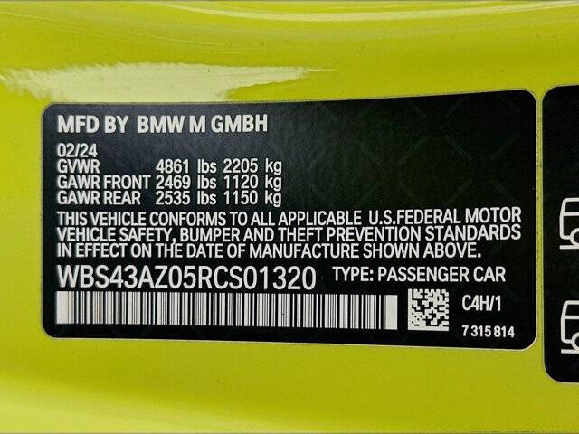 2024 BMW M4 Competition xDrive