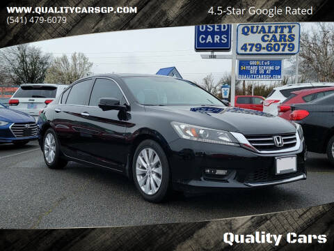 2015 Honda Accord for sale at Quality Cars in Grants Pass OR