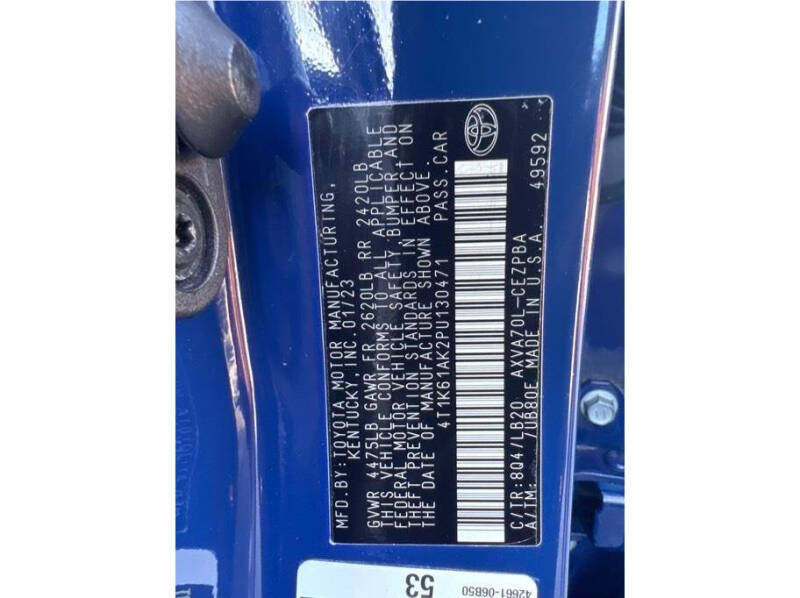 2023 Toyota Camry XSE