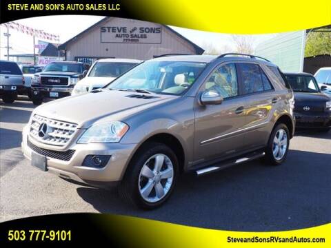 2009 Mercedes-Benz M-Class for sale at Steve & Sons Auto Sales 3 in Milwaukee OR
