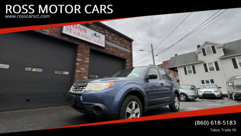2011 Subaru Forester for sale at ROSS MOTOR CARS in Torrington CT