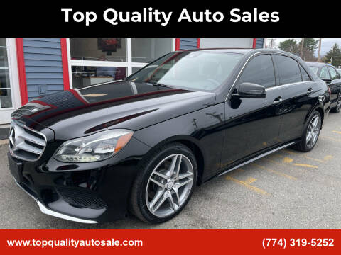 2014 Mercedes-Benz E-Class for sale at Top Quality Auto Sales in Westport MA
