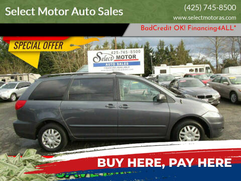 2008 Toyota Sienna for sale at Select Motor Auto Sales in Lynnwood WA
