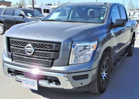 2021 Nissan Titan for sale at Dependable Used Cars in Anchorage AK