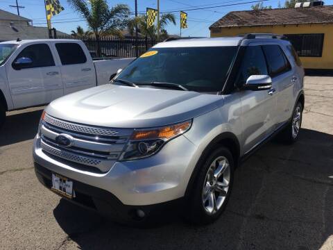 2013 Ford Explorer for sale at JR'S AUTO SALES in Pacoima CA