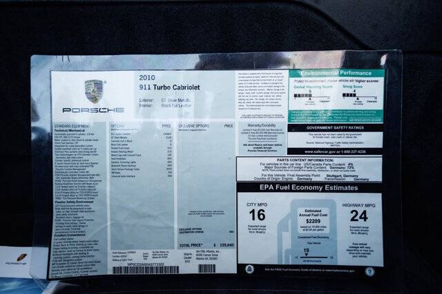 2010 Porsche 911 Turbo