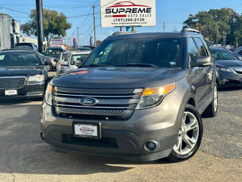 2011 Ford Explorer for sale at Supreme Auto Sales in Chesapeake VA