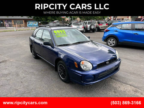 2002 Subaru Impreza for sale at RIPCITY CARS LLC in Portland OR