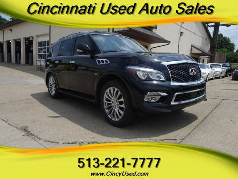 2017 Infiniti QX80 for sale at Cincinnati Used Auto Sales in Cincinnati OH