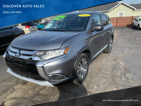 2017 Mitsubishi Outlander for sale at DISCOVER AUTO SALES in Racine WI