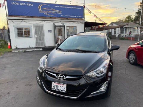 2015 Hyundai Elantra for sale at Prime Star Motors Inc in San Jose CA