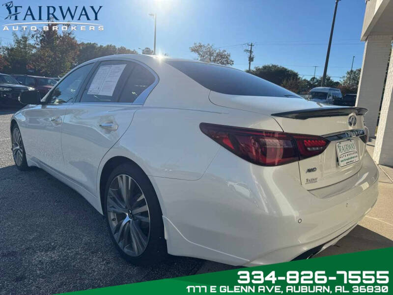 2022 Infiniti Q50 Sensory