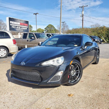 2013 Scion FR-S for sale at Premium Motor's LLC in Norfolk VA