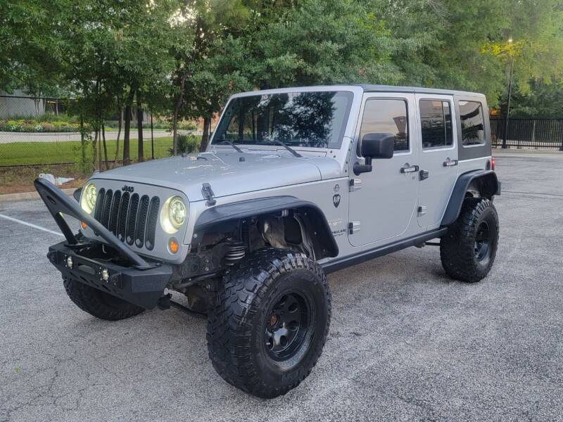 2008 Jeep Wrangler Unlimited for sale at MOTORSPORTS IMPORTS in Houston TX