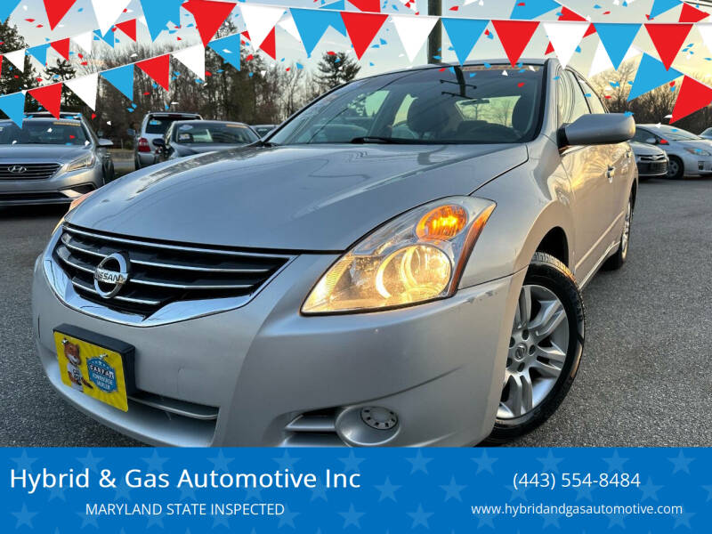 2010 Nissan Altima for sale at Hybrid & Gas Automotive Inc in Aberdeen MD