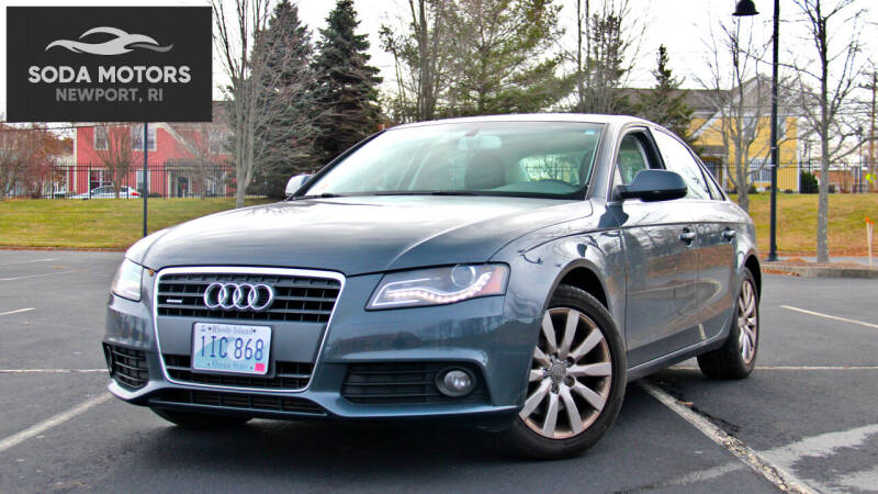 2010 Audi A4 for sale at SODA MOTORS AUTO SALES LLC in Newport RI