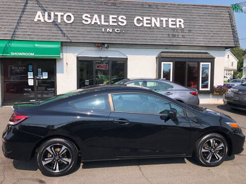 2015 Honda Civic for sale at Auto Sales Center Inc in Holyoke MA