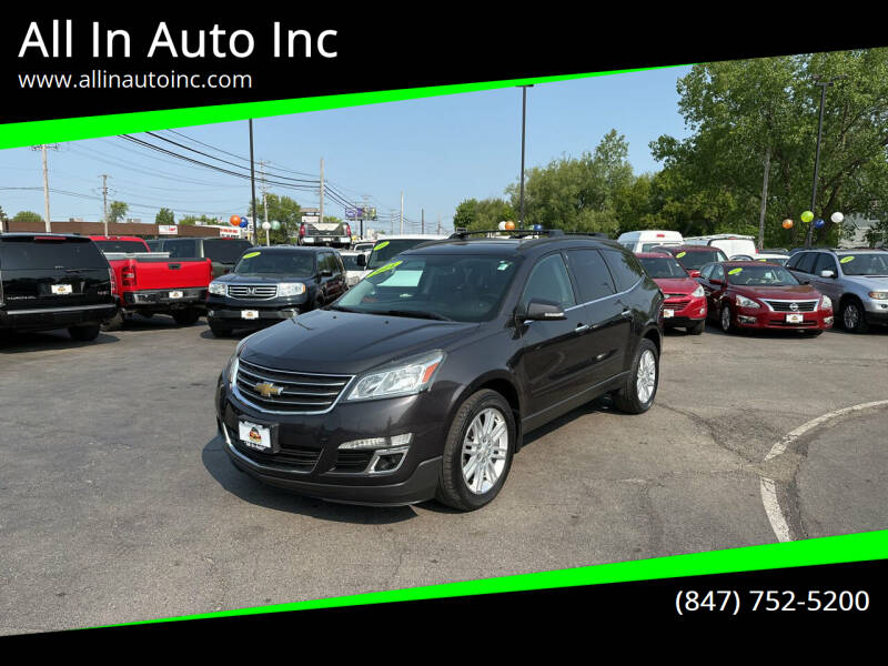 2014 Chevrolet Traverse for sale at All In Auto Inc in Palatine IL