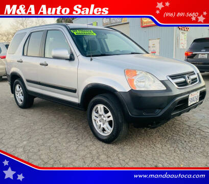 2003 Honda CR-V for sale at M&A Auto Sales in Sacramento CA