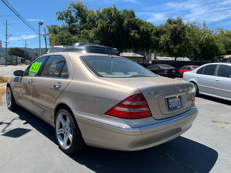 2002 Mercedes-Benz S-Class for sale at Dodi Auto Sales in Monterey CA
