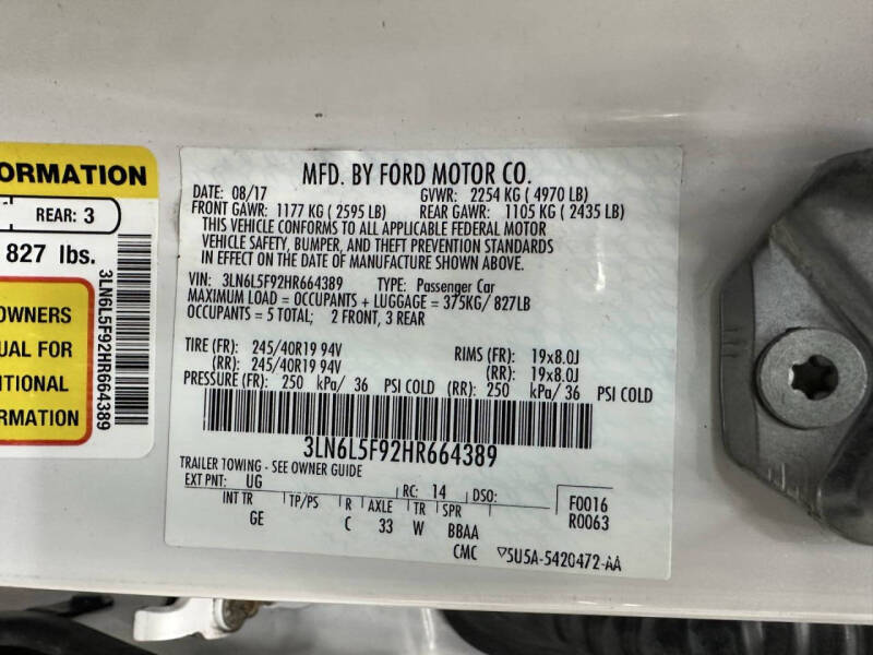 2017 Lincoln MKZ Reserve