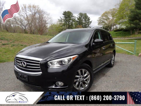 2013 Infiniti JX35 for sale at EAGLEVILLE MOTORS LLC in Storrs Mansfield CT