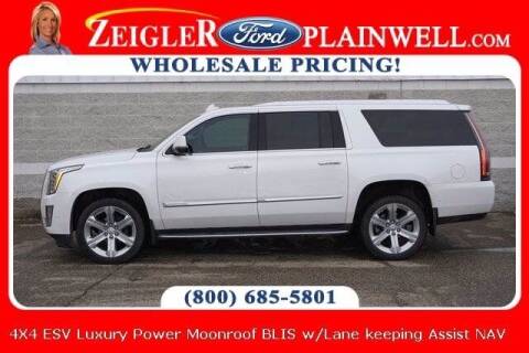 2020 Cadillac Escalade ESV for sale at Zeigler Ford of Plainwell - Jeff Bishop in Plainwell MI