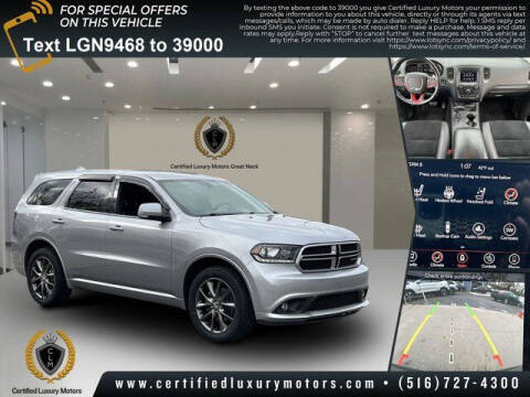 2018 Dodge Durango for sale at Certified Luxury Motors in Great Neck NY