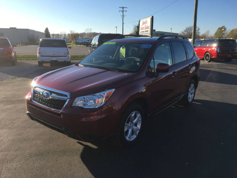 2016 Subaru Forester for sale at JACK'S AUTO SALES in Traverse City MI