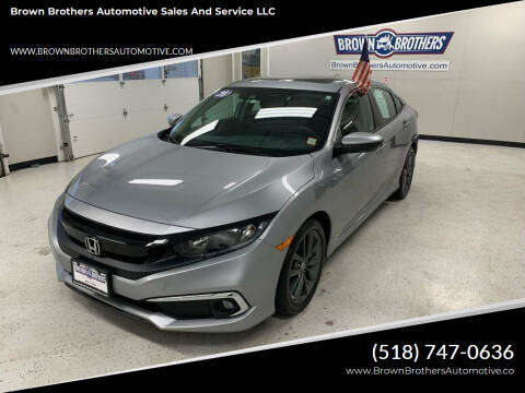 2020 Honda Civic for sale at Brown Brothers Automotive Sales And Service LLC in Hudson Falls NY
