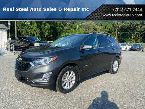 2018 Chevrolet Equinox for sale at Real Steal Auto Sales & Repair Inc in Gastonia NC