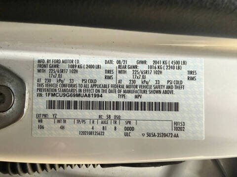 2021 Ford Escape SE