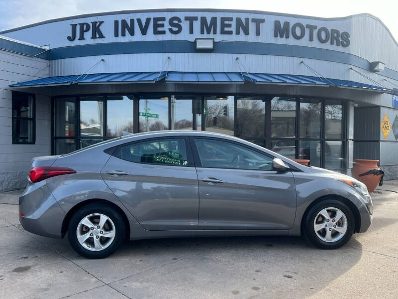 2014 Hyundai Elantra for sale at JPK Investment Motors in Lincoln NE