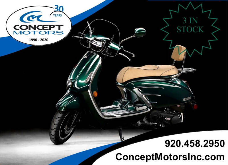 2021 Freedom Scooters VeraCruz 150 for sale at CONCEPT MOTORS INC in Sheboygan WI