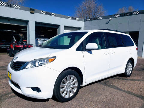 2012 Toyota Sienna for sale at J and M Auto Sales in Fort Collins CO