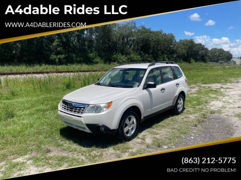 2013 Subaru Forester for sale at A4dable Rides LLC in Haines City FL