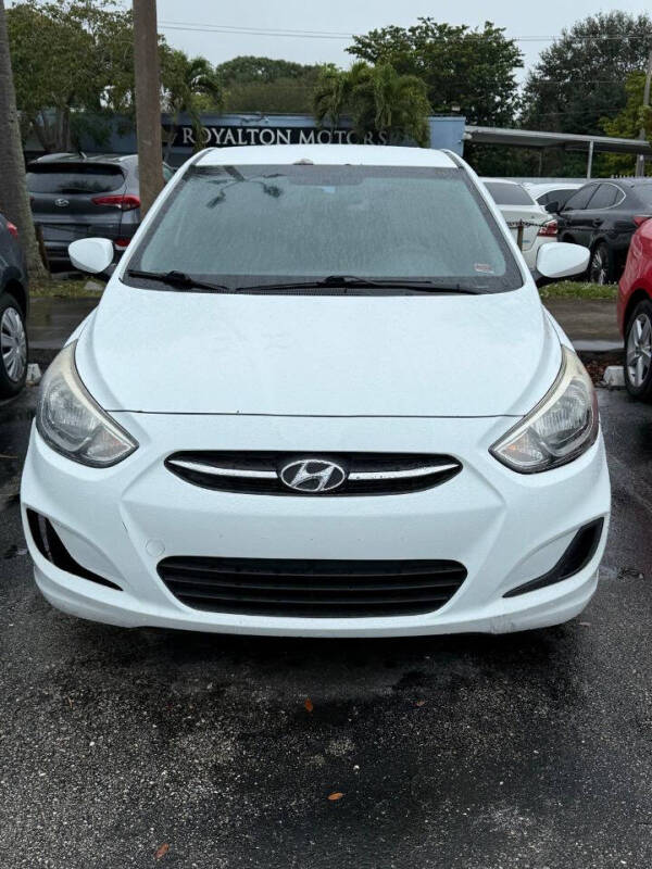 2015 Hyundai Accent for sale at Blue Lagoon Auto Sales in Plantation FL