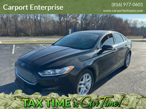 2016 Ford Fusion for sale at Carport Enterprise - 6336 State Ave in Kansas City KS
