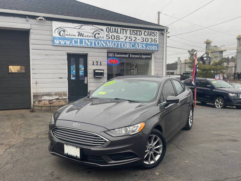 2017 Ford Fusion for sale at Clinton MotorCars in Shrewsbury MA